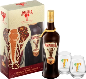 Amarula Fruit Cream Giftpack + 2 glazen