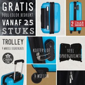 Trolley Full Colour Blauw